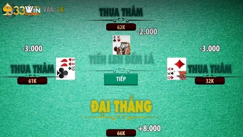 Hướng dẫn newbie cách tham gia Tiến Lên Đếm Lá 33Win
