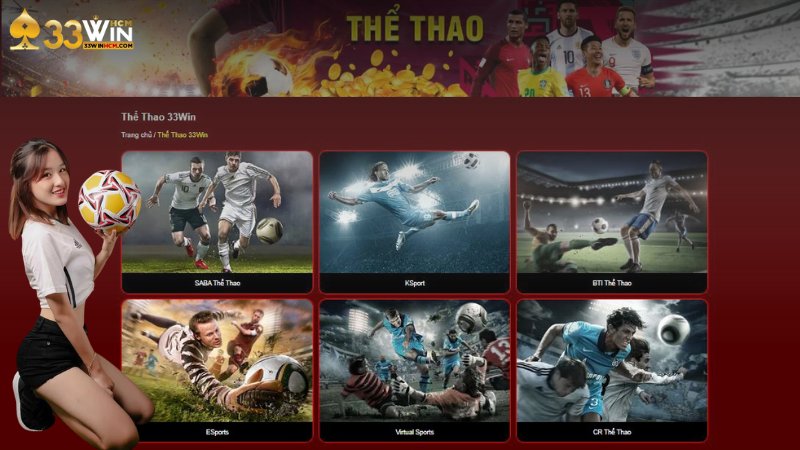 Thể thao 33Win: Nơi thể hiện niềm đam mê cá độ và kỹ năng dự đoán của bạn!